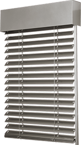 Venkovní žaluzie Cetta 65 – exteriérové žaluzie s lamelami ve tvaru C