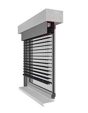 Fasádní žaluzie s přiznaným boxem – montáž na rám okna nebo na fasádu