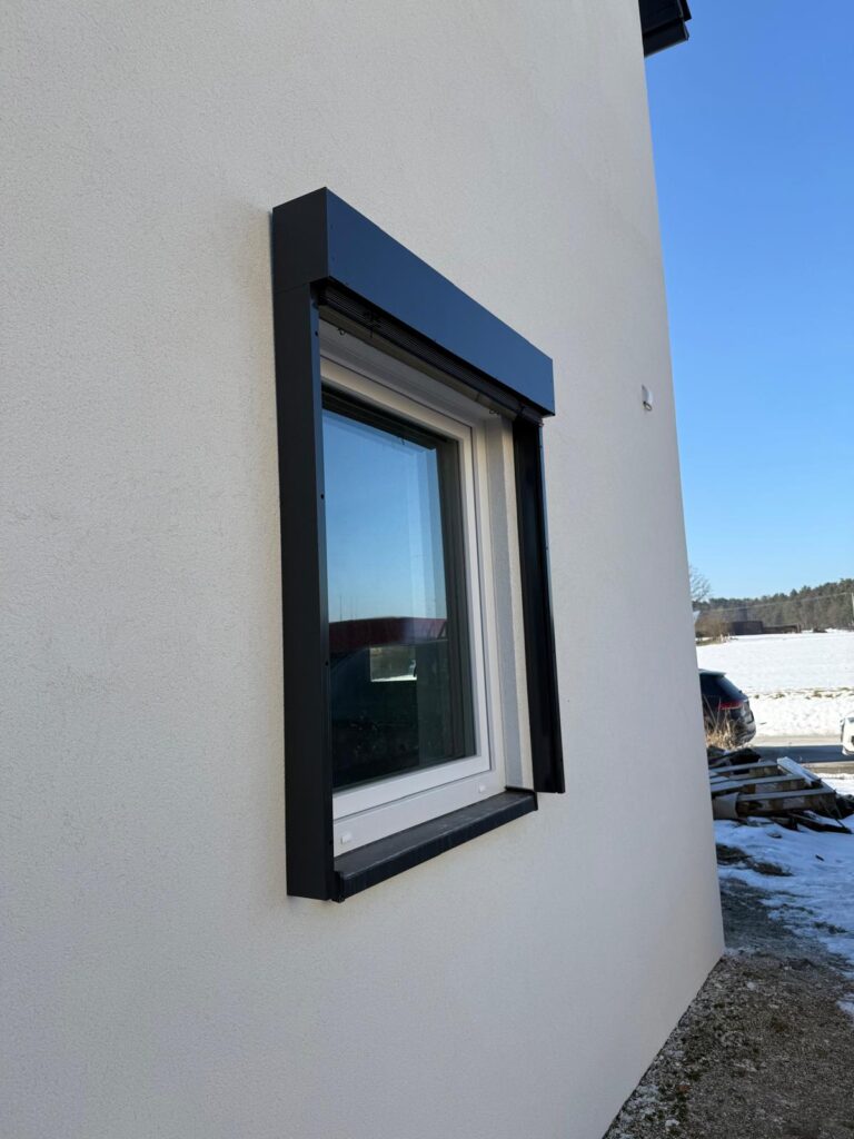 samonosné venkovní žaluzie projekt